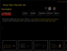 Tablet Screenshot of gojukaikarate.com.au